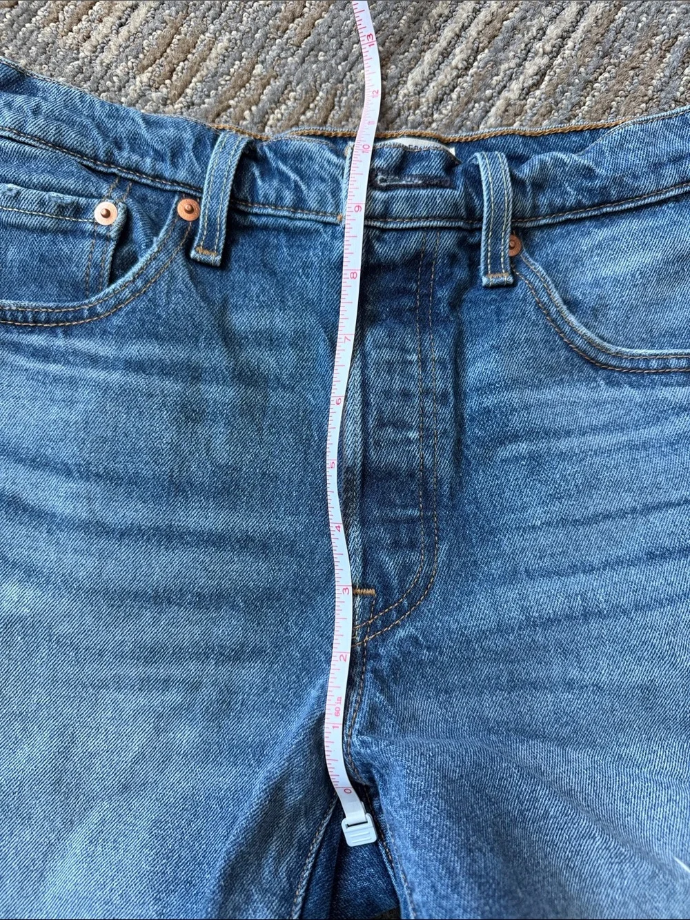 Levi's 501 button fly cutoff shorts